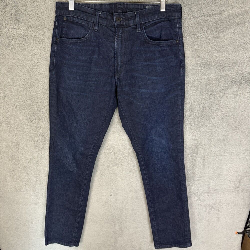 Bonobos Jeans Mens 34x31 Blue Tailored Fit‎ Cotton Stretch Casual Dark Wash